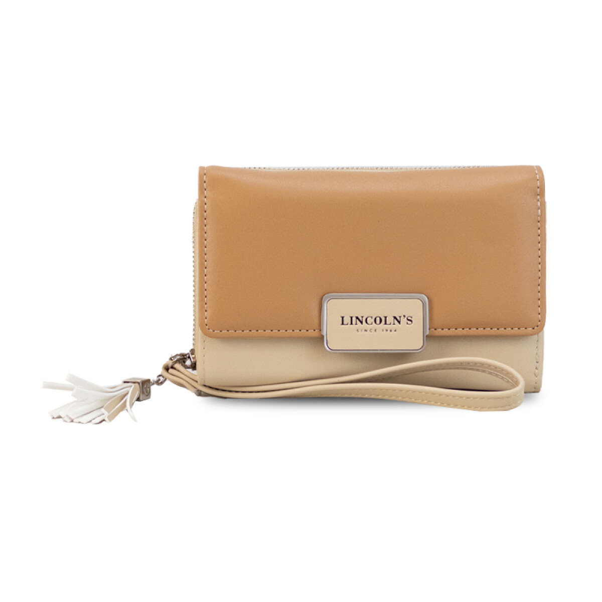 Billetera Lincoln's Lola Almendra con Arena 