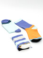Medias Crew Floreta, Pack X 3 Color Unico