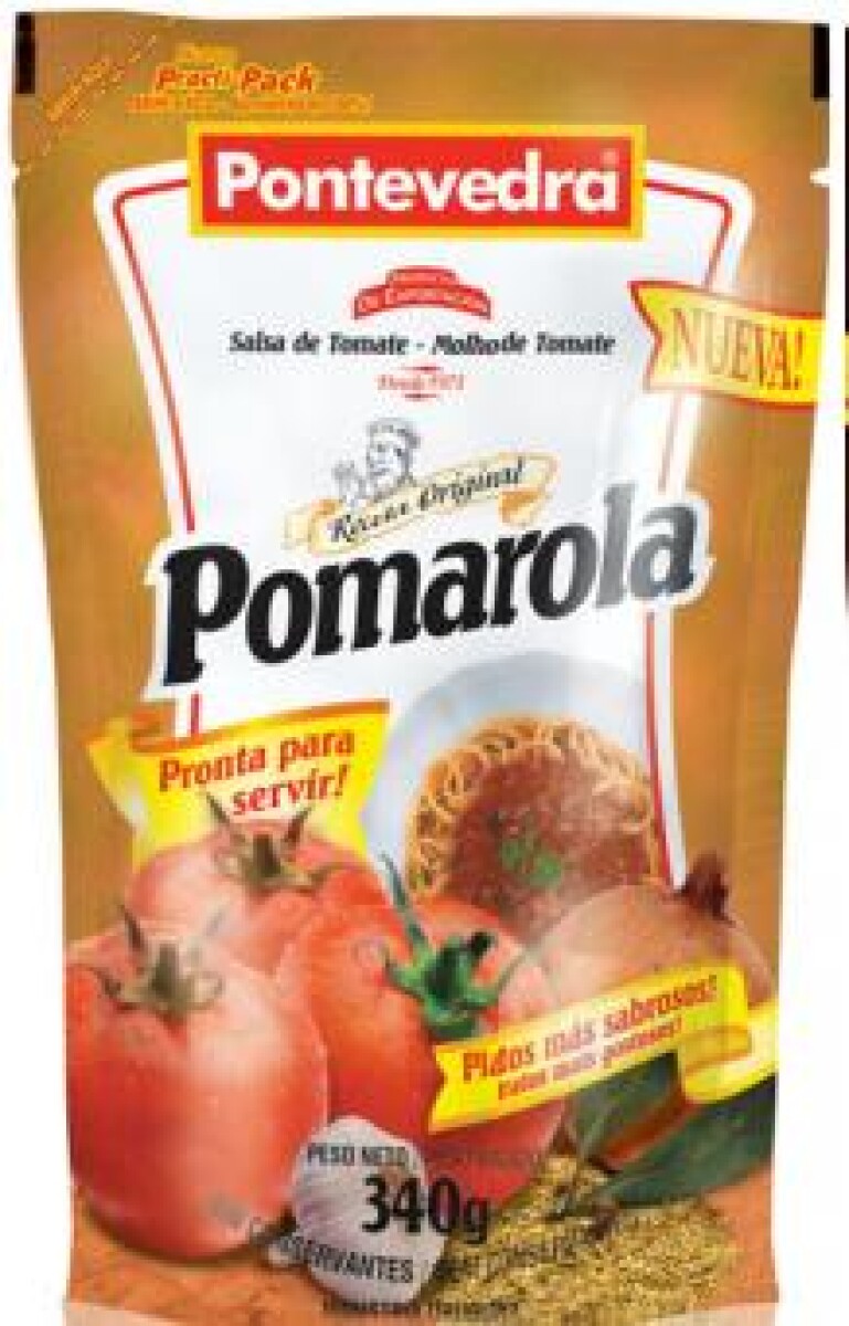 SALSA TOMATE POMAROLA DOY PACK PONTEVEDRA 340 GR 