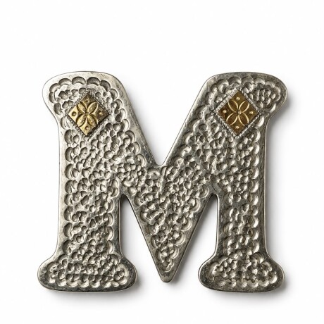 Letras Plata y Oro M