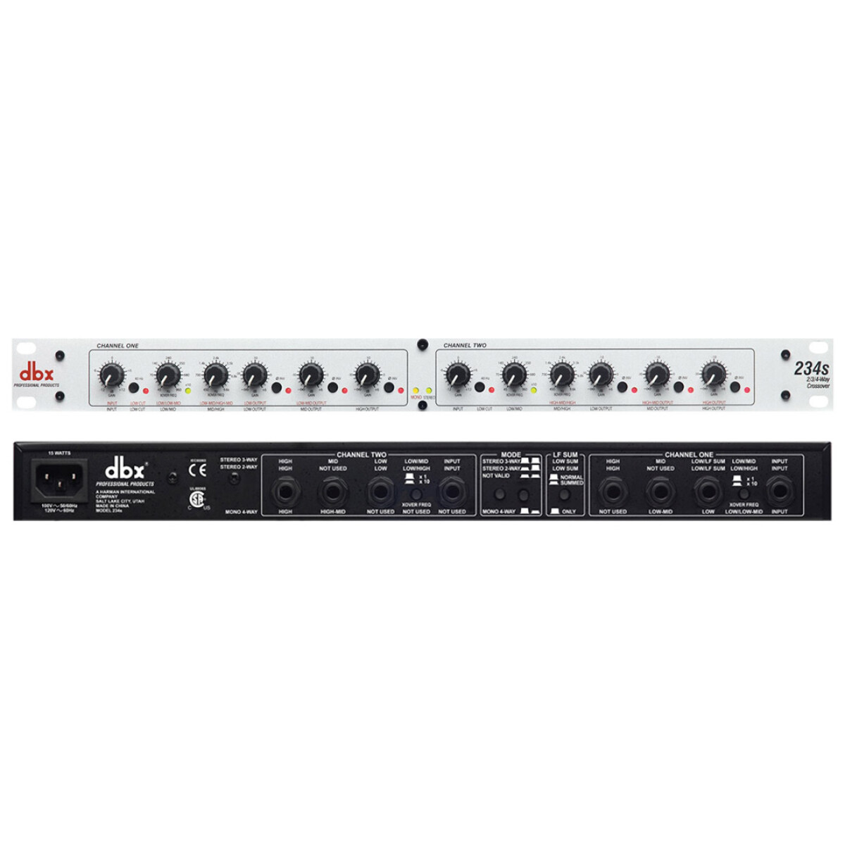 CROSSOVER DBX 234SV 2/3 VIAS STEREO, 4 VIAS MONO 