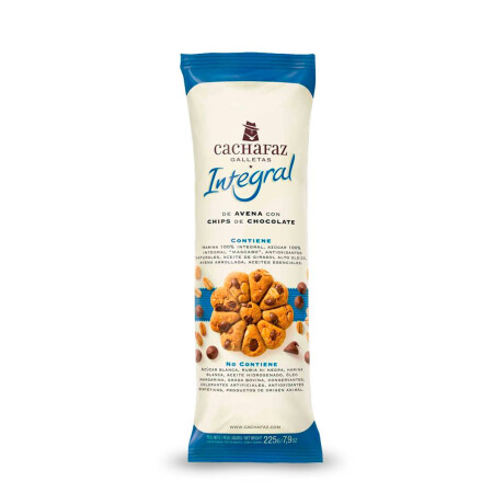 Galleta Integral Cachafaz 225 Grs Avena y Chocolate