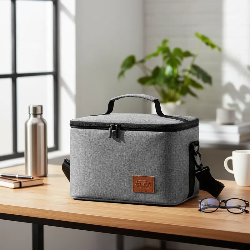 Bolso Lunchera Termica 12 Lts GRIS