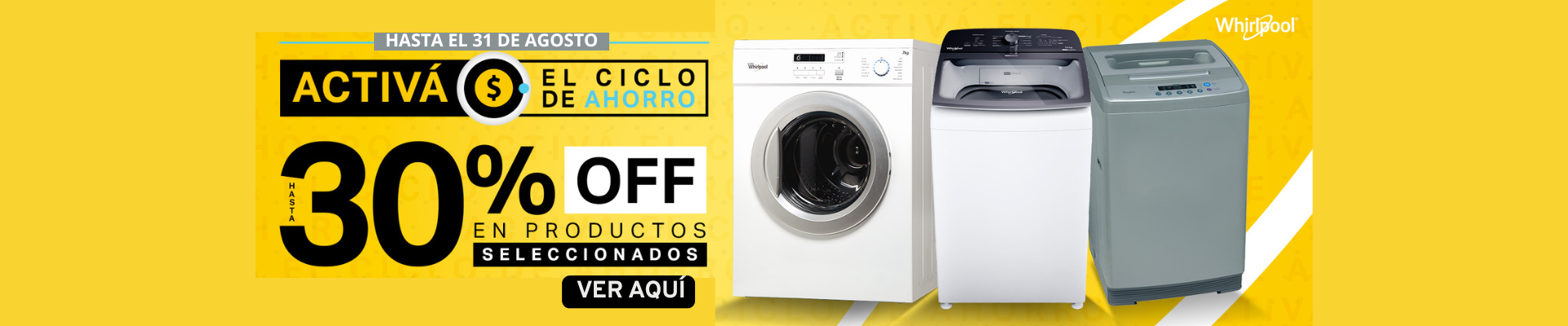 Lavado Whirlpool Agosto