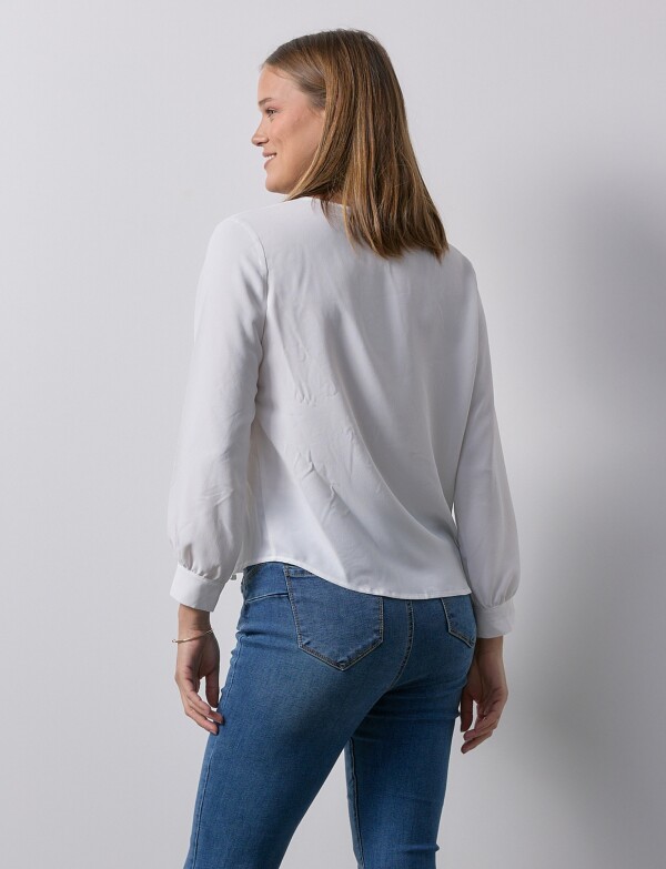 Blusa Gasa BLANCO
