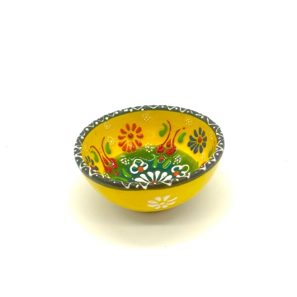 Mini bowl cerámica 8 cm Amarillo