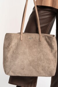 Travel Bag Gamuza Vegana Vison