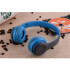 Auriculares Manos Libres Bluetooth Mp3 Radio Fm Sd Calidad Variante Color Celeste