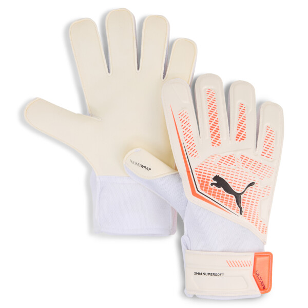Guantes Puma Futbol Ultra Play RC de Unisex - 041952 06 Blanco-naranja