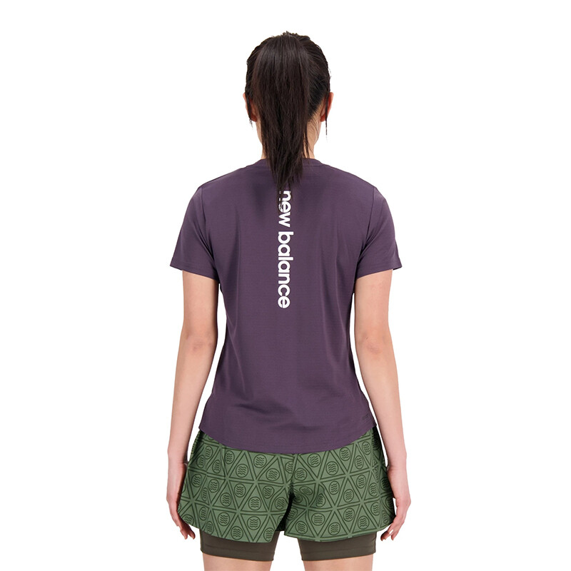 Remera New Balance Impact Run Violeta