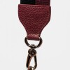 Morral Olivia En Cuero Graneado Bordeaux