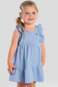 Vestido Casual. Azul