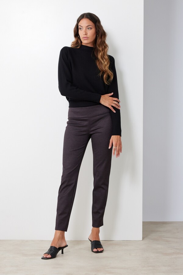 Pantalon Cuadrille NEGRO/ROJO