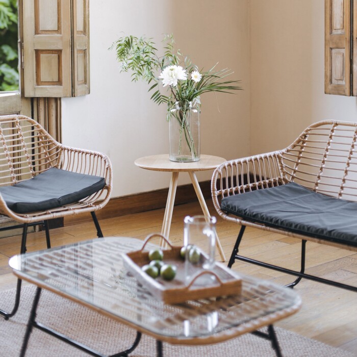 Set de Exterior Ibiza EN EXHIBICIÓN | SIN CAMBIO Black