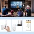 Extensor Wifi Repetidor Doble Banda Router Modem 4 Antenas Variante Color Blanco