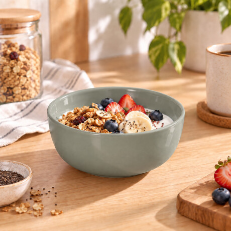 Set 6 Bowls de Stoneware Trento Salvia 15 cm Set 6 Bowls de Stoneware Trento Salvia 15 cm