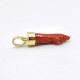 Colgante De 1.5 Cms en Oro 18 K Con Manito De Coral Colgante De 1.5 Cms en Oro 18 K Con Manito De Coral