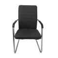 Silla fija eco cuero modelo Fix Negro