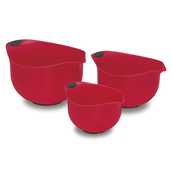 Cuisinart® JUEGO DE 3 TAZONES MEZCLADORES ROJO N/A