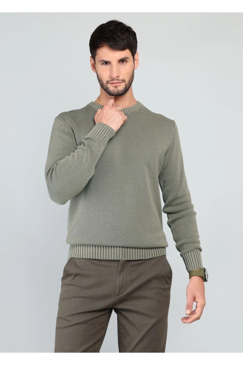 Sweater a la Base Arrow VERDE