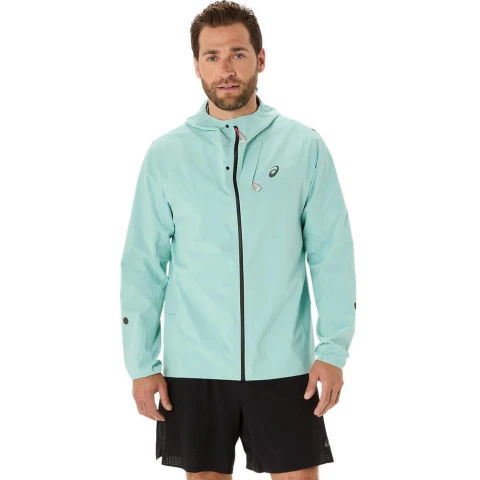 Metarun Waterproof Jacket - Hombre Oasis Green