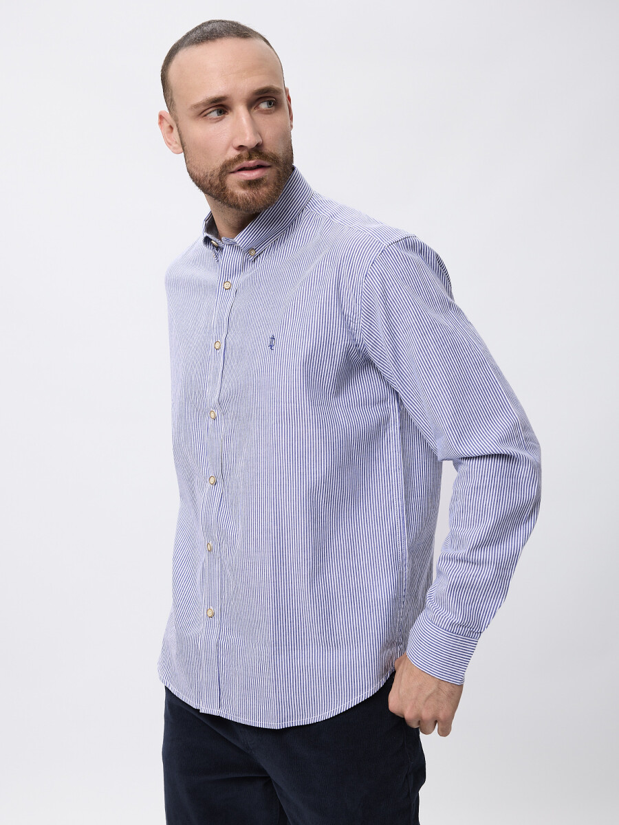 Camisa m/l rayas Monaco 