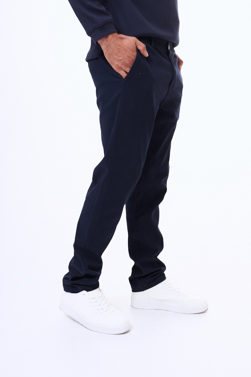 Pantalon de gabardina Rivera Azul