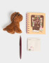 Librería Sets PVC Set De Librería En Pouch Con Peluche - Rojo Burdeaux