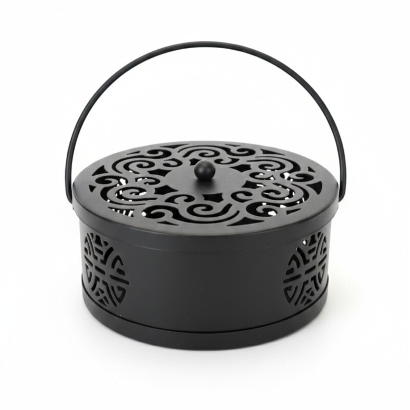 PORTA ESPIRAL METAL RED NEGRO 13CM Unica