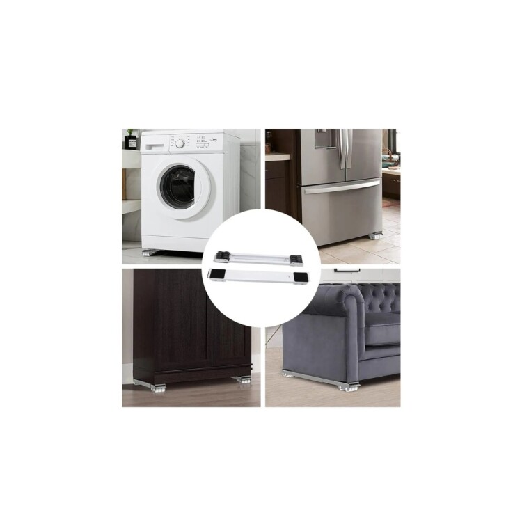 BASE DESLIZZADOR PARA ELECTRODOMESTICOS AJUSTABLE BLANCO