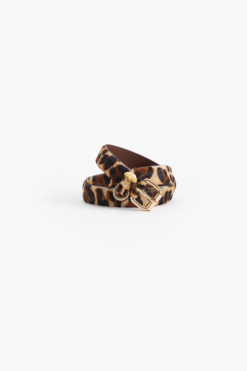 CINTURON ITALIA WILD Leopardo