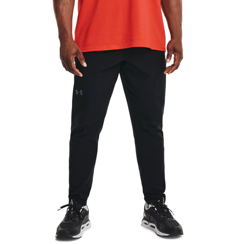 UA UNSTOPPABLE TAPERED PANTS-BRN BLK-001