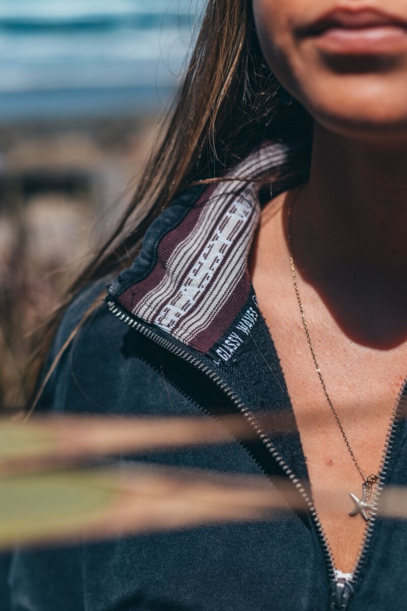 Buzo Avalanche Medio Cierre / Negro Wash - Preventa U