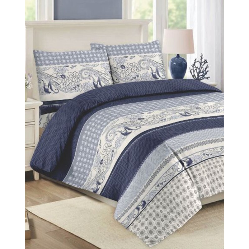 Juego de sábanas Cotton Flor 2 plazas Queen 245x265cm 541
