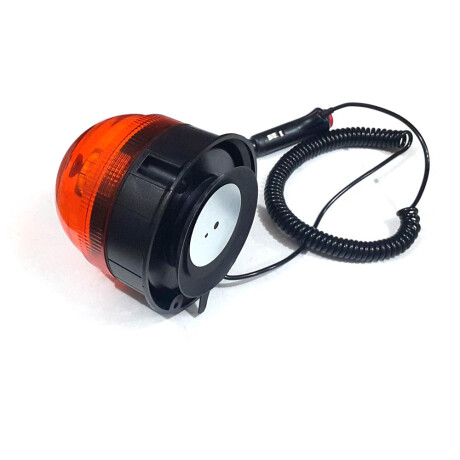 SEÑALIZACION - BALIZA GIRATORIA LED 12/24V AMBAR - SEÑALIZACION - BALIZA GIRATORIA LED 12/24V AMBAR -