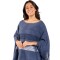 CHERRY PONCHO NAVY