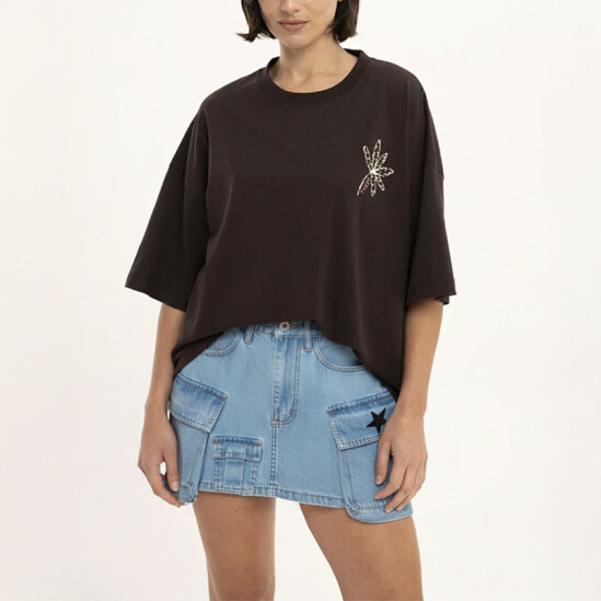 Falda Pulau Short Skirt Azul