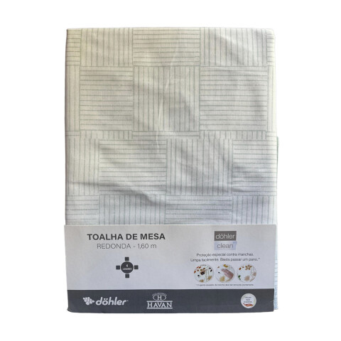 Mantel Redondo Clean Athenas Dohler 160 cm ERVA DOCE HAV 03