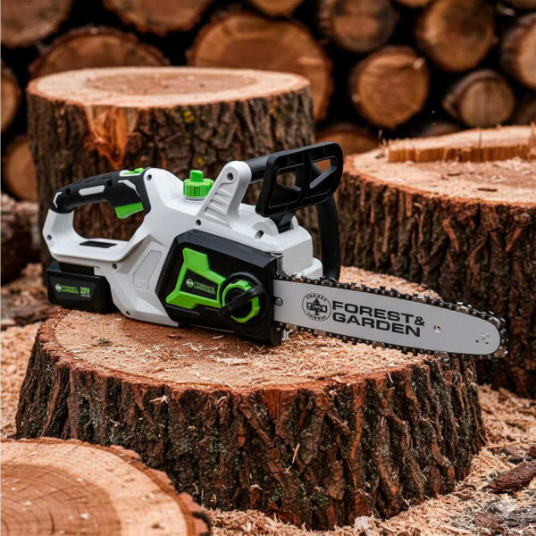 Motosierra Fyg 12" 20v Batería 2ah Cargador MOTOSIERRA ELECTRICA 12 FOREST E912C1