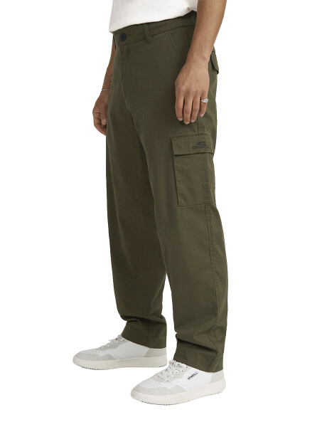 Pantalones Essentials Cargo Verde Militar