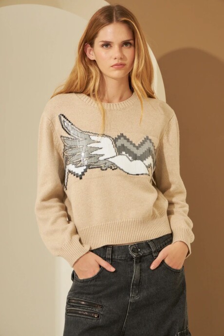 SWEATER CELESTIAL BEIGE