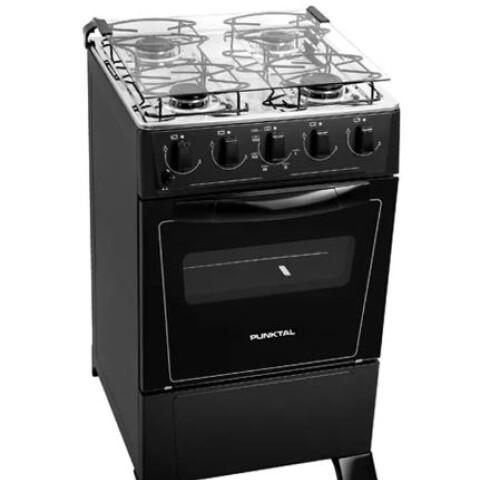 COCINA PUNKTAL PK-375C 4H Negra c/Encendiido Sin color