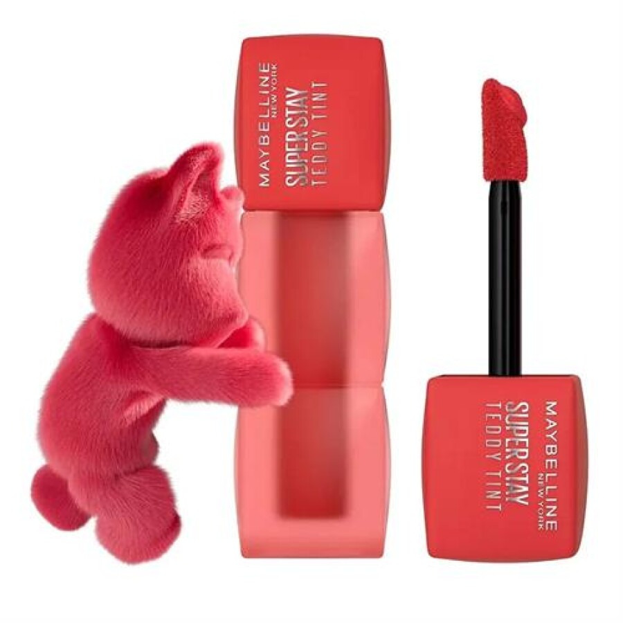 Tinta para Labios y Mejillas Super Stay Teddy Coquettish - Maybelline Tinta para Labios y Mejillas Super Stay Teddy Coquettish - Maybelline