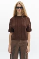 Knit T-shirt Jody Chocolate
