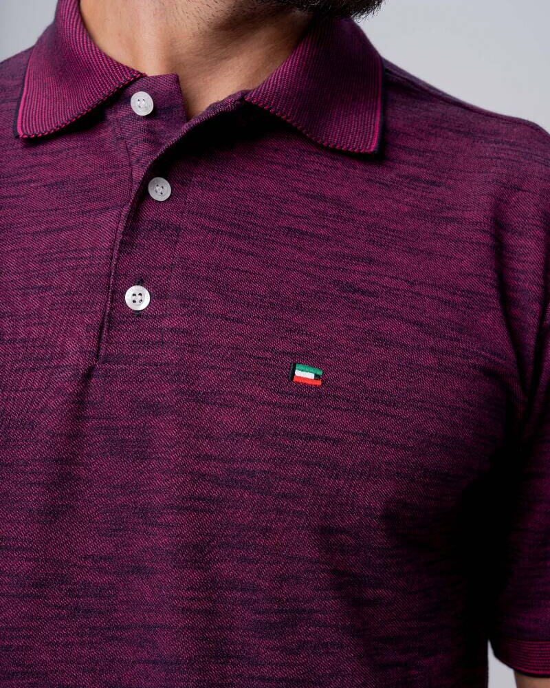 REMERA POLO FUCSIA