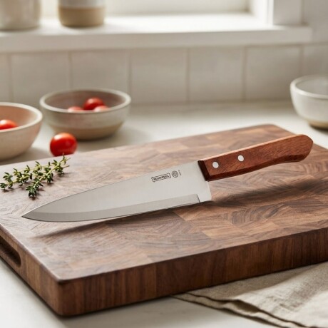 Cuchillo de carne mango madera 8'' MADERA