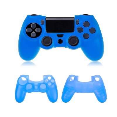 Funda protector de silicona para joystick PS4 azul Funda protector de silicona para joystick PS4 azul