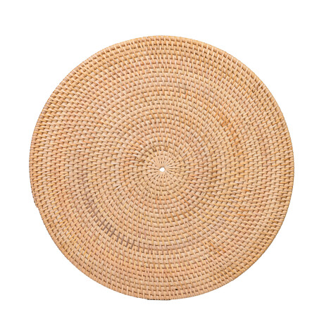 INDIVIDUAL RATTAN NATURAL-BEIGE CIRCULAR 38CM