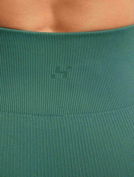 CALZA SPORT SIN COSTURA VERDE