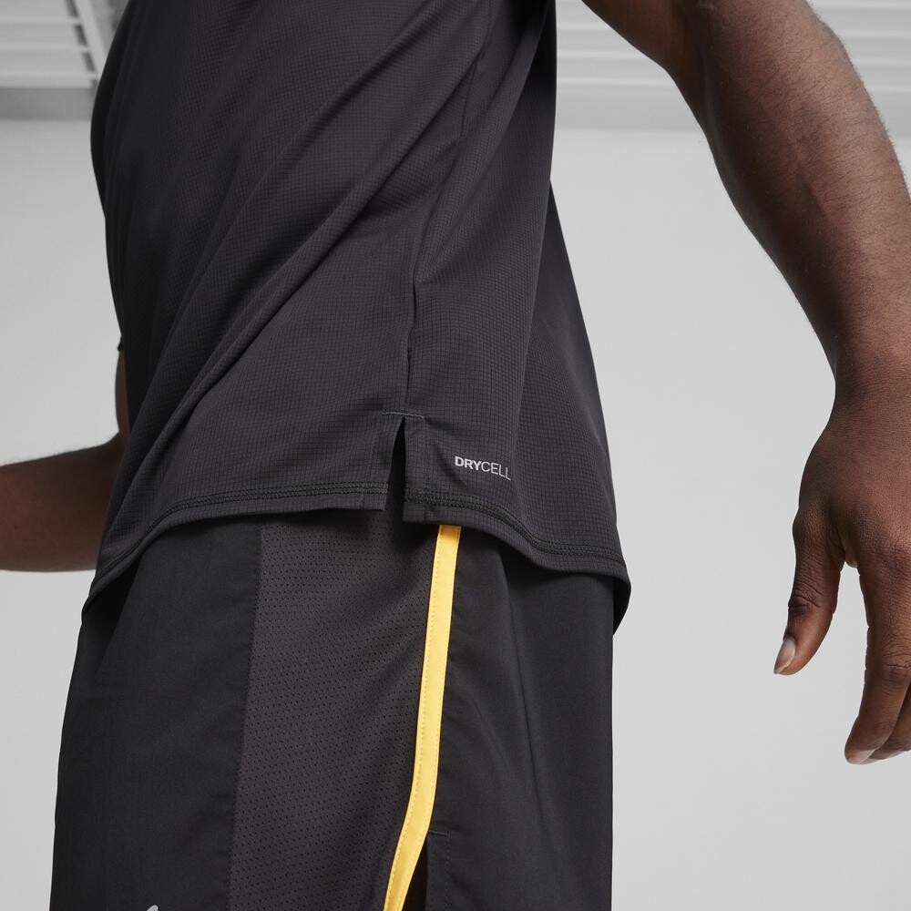 Run Favorite SS Graphic Tee M - Hombre Black